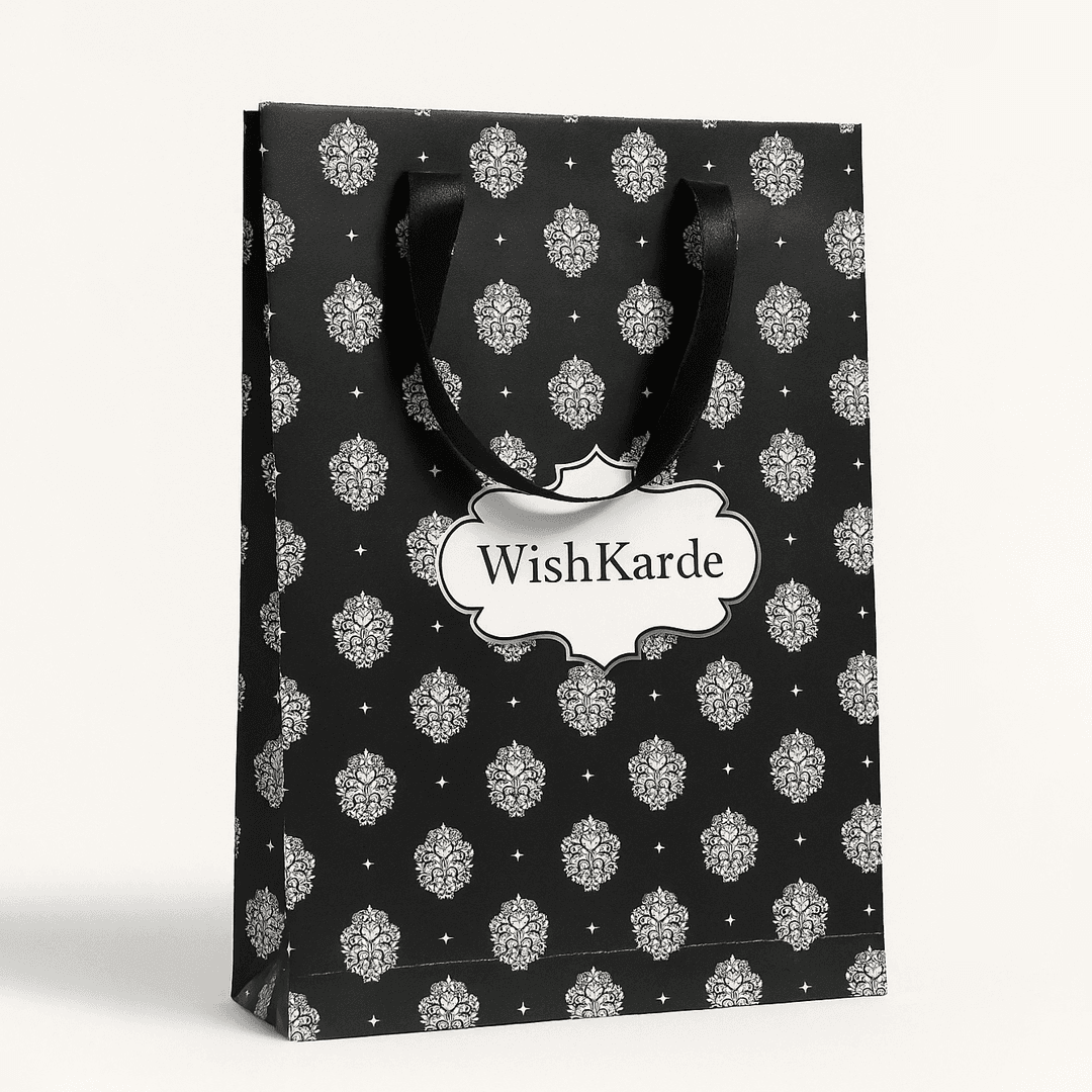 Handcrafted Quilled Greeting Card – Marigold Noir Bloom by WishKarde thumbnail 2